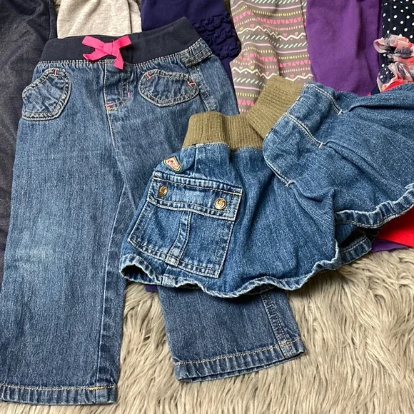 Bundle of 10 pieces of girls clothing size 18 months - Picture 2 of 7